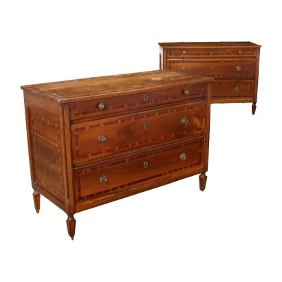 antiquariato, cassettone, antiquariato cassettone, cassettone antico, cassettone antico italiano, cassettone di antiquariato, cassettone neoclassica, cassettone del 800, comò, antiquariato comò, comò antico, comò antico italiano, comò di antiquariato, comò neoclassica, comò del 800,Coppia di Cassettoni Direttorio