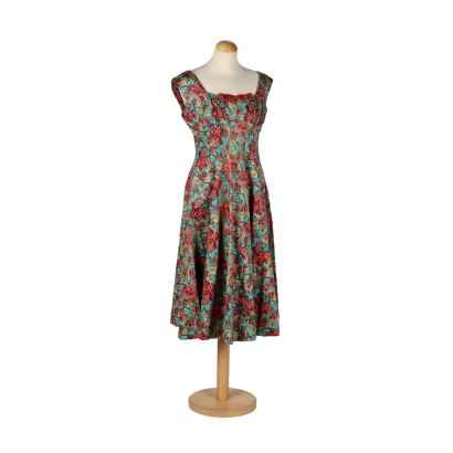 Robe Vintage Satin Taille 44 - Italie Années 1950-1960