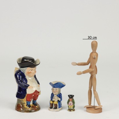 Toby Jug Mugs Englische Manufaktur Keramik England XIX Jhd