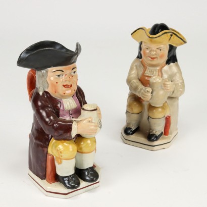 Toby Jug Mugs Englische Manufaktur Keramik England XIX Jhd