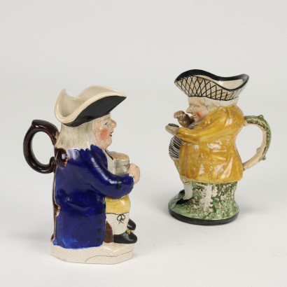 Toby Jug Mugs Englische Manufaktur Keramik England XIX Jhd