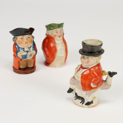 Toby Jug Mugs Englische Manufaktur Keramik England XIX Jhd