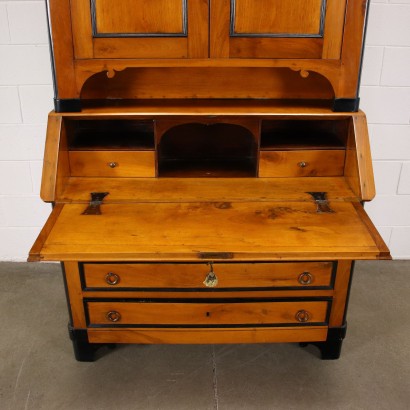 antiquariato, ribalta, antiquariato ribalte, ribalta antica, ribalta antica italiana, ribalta di antiquariato, ribalta neoclassica, ribalta del 800,Ribalta con Alzata in Noce