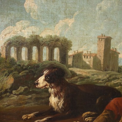Paesaggio con pastori ed armenti