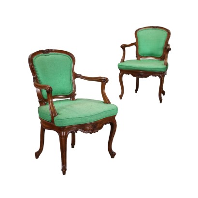 antiquariato, poltrona, antiquariato poltrone, poltrona antica, poltrona antica italiana, poltrona di antiquariato, poltrona neoclassica, poltrona del 800,Poltroncina Barocchetto Veneziana e Copia