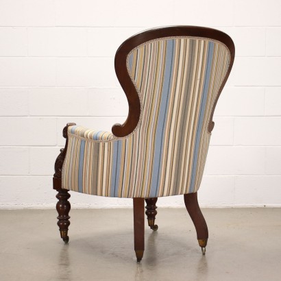 antiquariato, poltrona, antiquariato poltrone, poltrona antica, poltrona antica italiana, poltrona di antiquariato, poltrona neoclassica, poltrona del 800,Poltrona Luigi Filippo,Poltrona Luigi Filippo