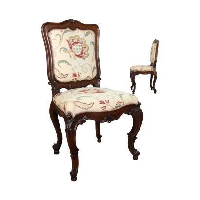antiquariato, sedia, antiquariato sedie, sedia antica, sedia antica italiana, sedia di antiquariato, sedia neoclassica, sedia del 800,Coppia di Sedie Luigi Filippo