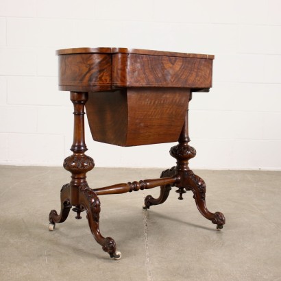 antiquariato, tavolino, antiquariato tavolini, tavolino antico, tavolino antico italiano, tavolino di antiquariato, tavolino neoclassico, tavolino del 800,Tavolino da Lavoro Luigi Filippo