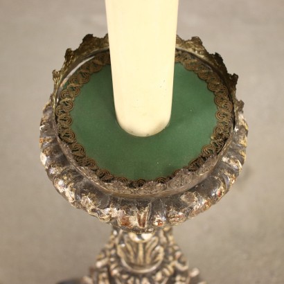 Chandelier Néo-Baroque Bois - Italie XIX Siècle