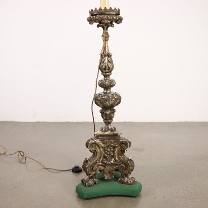 Chandelier Néo-Baroque Bois - Italie XIX Siècle