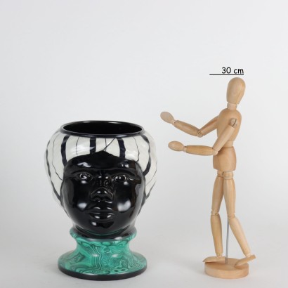 antiquariato, vaso, antiquariato vasi, vaso antico, vaso antico italiano, vaso di antiquariato, vaso neoclassico, vaso del 800,Coppia di Vasi con Testa di Moretti