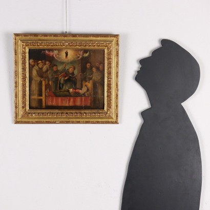 arte, arte italiano, pintura italiana antigua, La muerte de Santa Clara, La muerte de Santa Clara