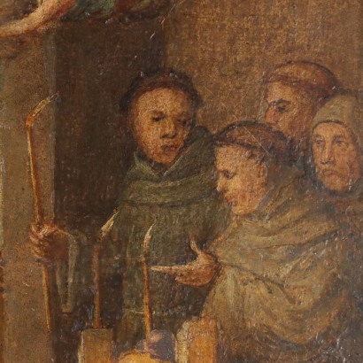 arte, arte italiano, pintura italiana antigua, La muerte de Santa Clara, La muerte de Santa Clara