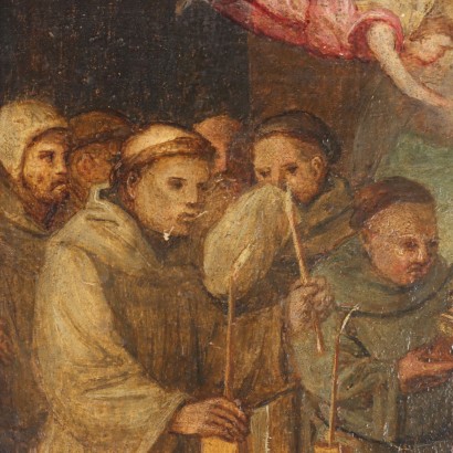 arte, arte italiano, pintura italiana antigua, La muerte de Santa Clara, La muerte de Santa Clara