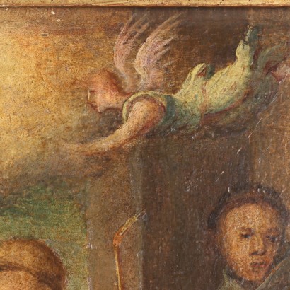 arte, arte italiano, pintura italiana antigua, La muerte de Santa Clara, La muerte de Santa Clara