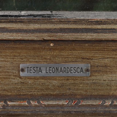arte, arte italiana, pittura antica italiana,Testa leonardesca