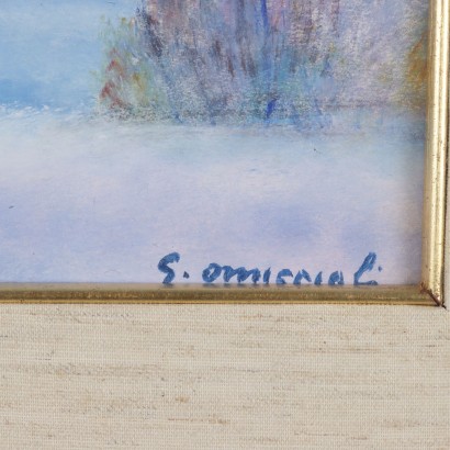 arte, arte italiana, pittura novecento italiana,Giovanni Omiccioli,Spiaggia,Giovanni Omiccioli,Giovanni Omiccioli,Giovanni Omiccioli,Giovanni Omiccioli