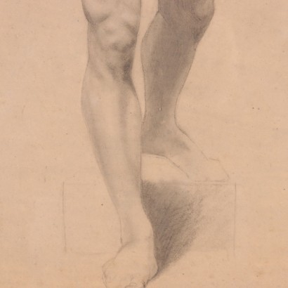 Kunst, italienische Kunst, italienische Malerei des 19. Jahrhunderts, männlicher Akt