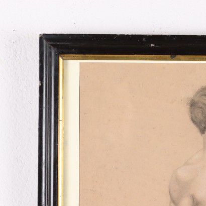 Kunst, italienische Kunst, italienische Malerei des 19. Jahrhunderts, männlicher Akt