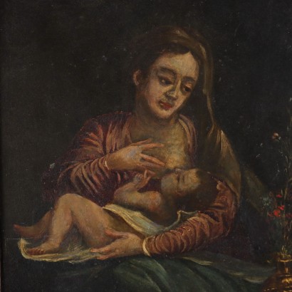 art, Italian art, ancient Italian painting, Madonna del latte