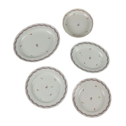Groupe d\'Assiette Porcelaine - Autriche XIX-XX Siècle