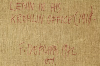 arte contemporanea, Fernando De Filippi (1940), Fernando De Filippi, Lenin, cremlino, 1918, 1972, 1940, guerra fredda, ars 74