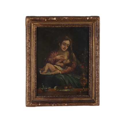 art, Italian art, ancient Italian painting, Madonna del latte