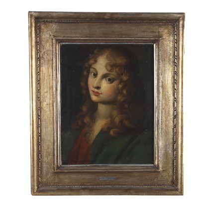 arte, arte italiana, pittura antica italiana,Testa leonardesca