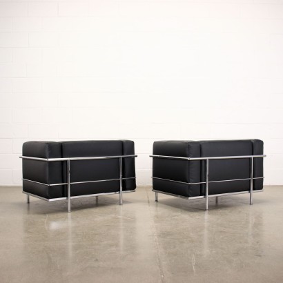 antigüedades modernas, antigüedades de diseño moderno, sillón, sillón de antigüedades modernas, sillón de antigüedades modernas, sillón italiano, sillón vintage, sillón de los años 60, sillón de diseño de los años 60, sillones 'LC3' LeCorbusi, Le Corbusier, Le Corbusier, Le Corbusier, sillones 'LC3' Le Corb, Le Corbusier, Le Corbusier, Le Corbusier, Le Corbusier, Le Corbusier, Le Corbusier, Le Corbusier