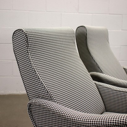 modernariato, modernariato di design, poltrona, poltrona modernariato, poltrona di modernariato, poltrona italiana, poltrona vintage, poltrona anni '60, poltrona design anni 60,Coppia di Poltrone Anni 50-60