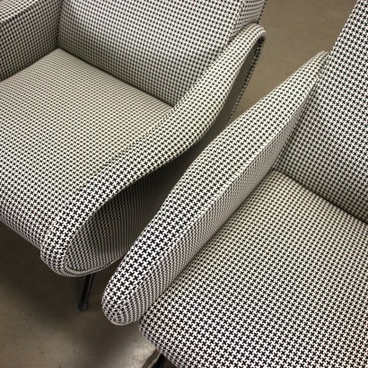 modernariato, modernariato di design, poltrona, poltrona modernariato, poltrona di modernariato, poltrona italiana, poltrona vintage, poltrona anni '60, poltrona design anni 60,Coppia di Poltrone Anni 50-60