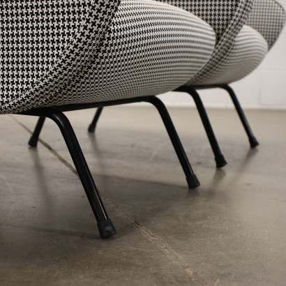 modernariato, modernariato di design, poltrona, poltrona modernariato, poltrona di modernariato, poltrona italiana, poltrona vintage, poltrona anni '60, poltrona design anni 60,Coppia di Poltrone Anni 50-60
