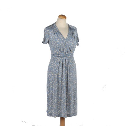 maliparmi, malìparmi, abito, vestito, abito maliparmi, vestito maliparmi, made in italy, secondhand, preloved,Abito Azzurro e Beige Malìparmi