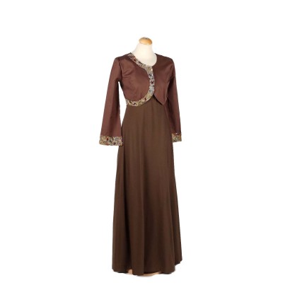 Langes Kleid Baumwolle - Italien Gr. 44