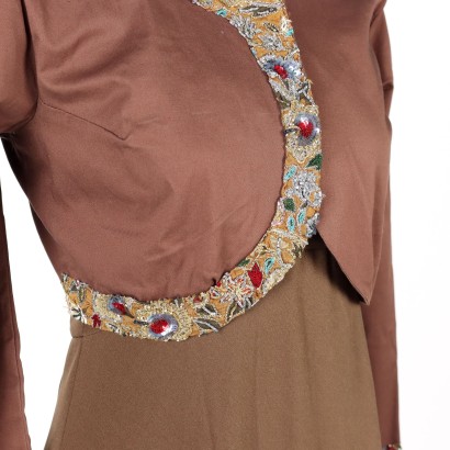 Langes Kleid Baumwolle - Italien Gr. 44