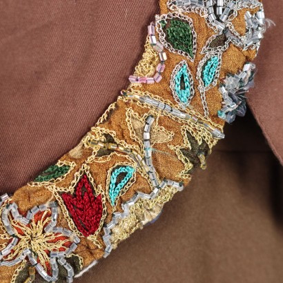 Langes Kleid Baumwolle - Italien Gr. 44