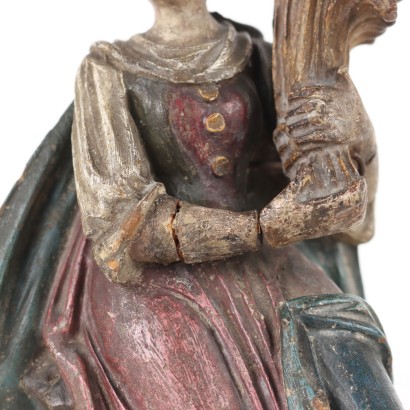 antiquariato, scultura, antiquariato scultura, scultura antica, scultura antica italiana, scultura di antiquariato, scultura neoclassico, scultura del 800,Statua Lignea Allegoria d'Estate