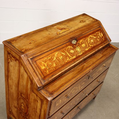 antiquariato, ribalta, antiquariato ribalte, ribalta antica, ribalta antica italiana, ribalta di antiquariato, ribalta neoclassica, ribalta del 800,Ribalta Intarsiata,Ribalta Intarsiata Famiglia Stramigioli