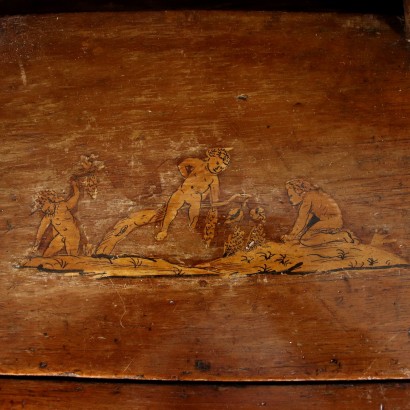 antiquariato, ribalta, antiquariato ribalte, ribalta antica, ribalta antica italiana, ribalta di antiquariato, ribalta neoclassica, ribalta del 800,Ribalta Intarsiata,Ribalta Intarsiata Famiglia Stramigioli