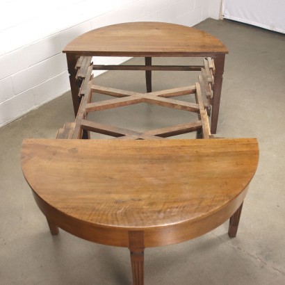 antiquariato, consolle, antiquariato consolle, consolle antica, consolle antica italiana, consolle di antiquariato, consolle neoclassica, consolle del 800,Coppia di Consolle Demi-Lune