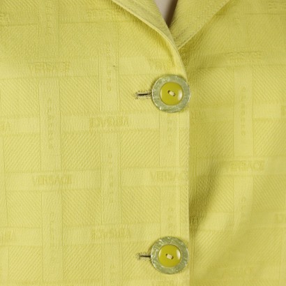 Versace Veste Vintage Coton Taille L - Italie Années 1990