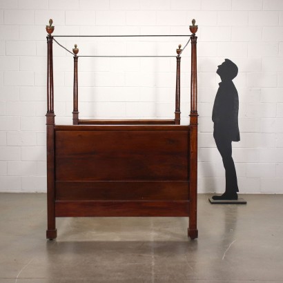 antiquariato, letto, antiquariato letti, letto antico, letto antico italiano, letto di antiquariato, letto neoclassico, letto del 800 - antiquariato, testata, antiquariato testate, testate antiche, testata antica italiana, testata di antiquariato, testata neoclassico, testata del 800,Letto Impero Piemontese