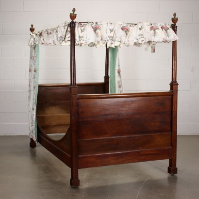 antiquariato, letto, antiquariato letti, letto antico, letto antico italiano, letto di antiquariato, letto neoclassico, letto del 800 - antiquariato, testata, antiquariato testate, testate antiche, testata antica italiana, testata di antiquariato, testata neoclassico, testata del 800,Letto Impero Piemontese