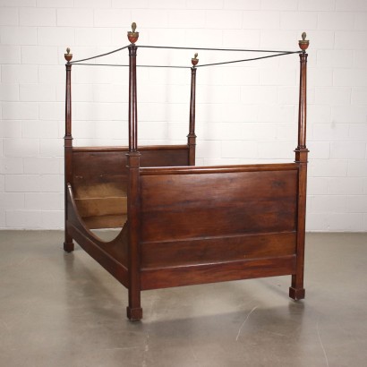 antiquariato, letto, antiquariato letti, letto antico, letto antico italiano, letto di antiquariato, letto neoclassico, letto del 800 - antiquariato, testata, antiquariato testate, testate antiche, testata antica italiana, testata di antiquariato, testata neoclassico, testata del 800,Letto Impero Piemontese