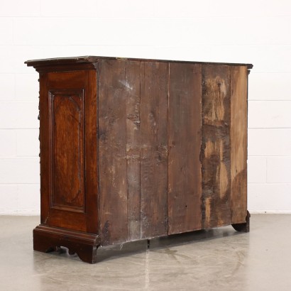 antiquariato, cassettone, antiquariato cassettone, cassettone antico, cassettone antico italiano, cassettone di antiquariato, cassettone neoclassica, cassettone del 800, comò, antiquariato comò, comò antico, comò antico italiano, comò di antiquariato, comò neoclassica, comò del 800,Canterano Lombardo Barocco in Noce