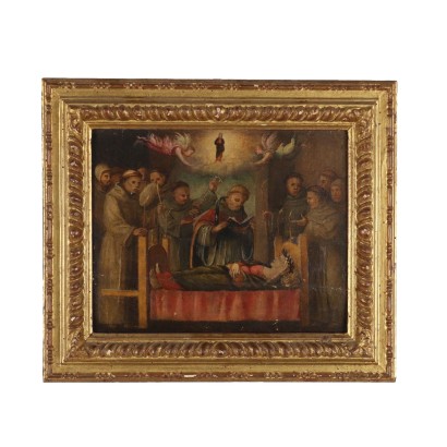 arte, arte italiano, pintura italiana antigua, La muerte de Santa Clara, La muerte de Santa Clara