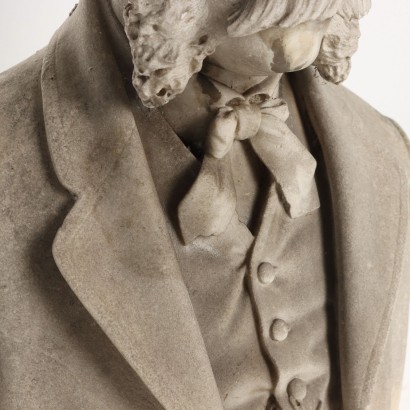 L. Crippa Marble Bust - Italy XIX Century
