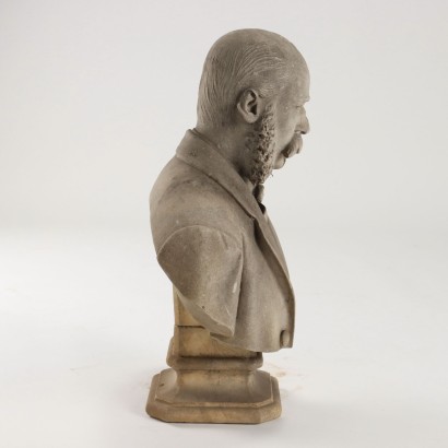 L. Crippa Marble Bust - Italy XIX Century