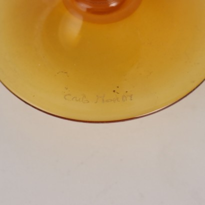 Pair of Glasses C. Moretti Glass - Italy 1980s-1990s