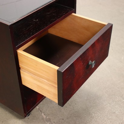 modernariato, modernariato di design, comodino, comodino modernariato, comodino di modernariato, comodino italiano, comodino vintage, comodino anni '60, comodino design anni 60,Comodino Carlo De Carli Anni 70,Carlo de Carli